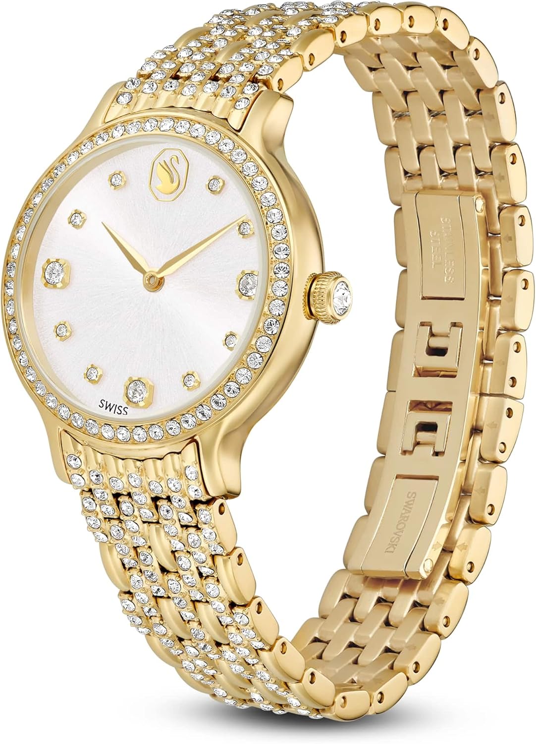 Swarovski Imber Collection Watch, Swiss Made Gold-tone Finish Gold Tone