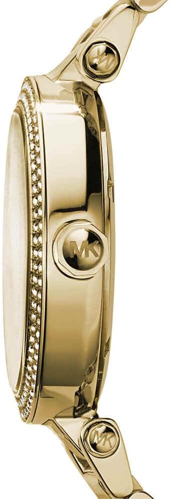 Michael Kors Women's Watch Parker, 33 mm Case Size, Three Hand Movement, Stainless Steel Strap 22MM Gold Tone