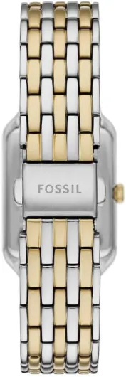 Fossil Raquel Watch for Women, Quartz Three Hand Movement with Stainless Steel Strap Gold and Silver Tone Set 23 mm