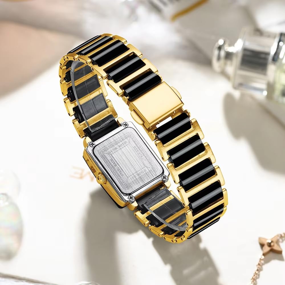 Gosasa Big Dial Fashion Watches Men's 3D Engraved Dragon Quartz Watches Casual Sports Waterproof Watch Man Luxury Exquisite Creative Watch Gold/Black