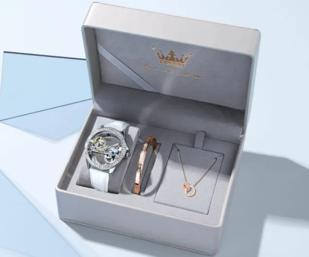 Women’s Watch Automatic Diamond Tourbillon Luxury Fashion Stainless Steel Waterproof Luminous Wrist Watches for Ladies Gift Rose Gold/Starry Sky Blue/Silver 6699: White Leather