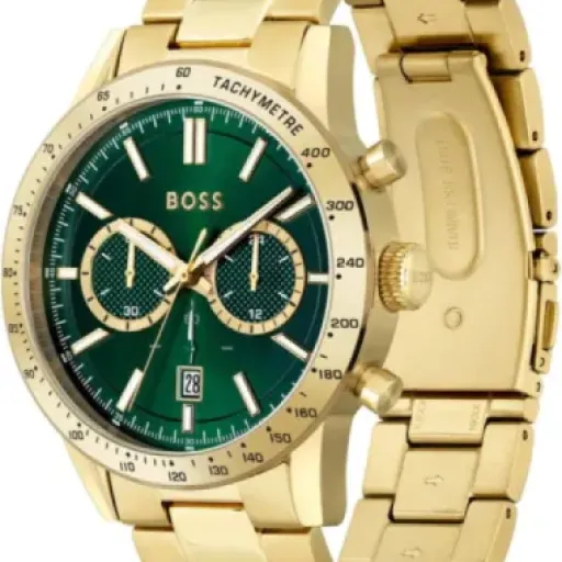 BOSS 1513923 Chronograph Review: a flashy gold watch that looks pricier than it is