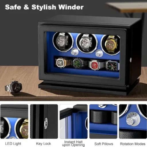 TWIXSTAR Watch Winder 3bl-uk Review: quiet triple winder that does the job without fuss