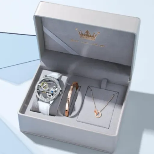 OLEVS Women’s Automatic Diamond Tourbillon 6699 Review: flashy skeleton watch on a budget