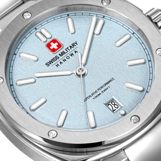 Swiss Military Hanowa Quartz Watch Sirius Quartz 10 ATM Silver onesize
