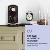 Klarstein St. Gallen Premium Watch Winder Review: quiet dual winder that looks good on a shelf