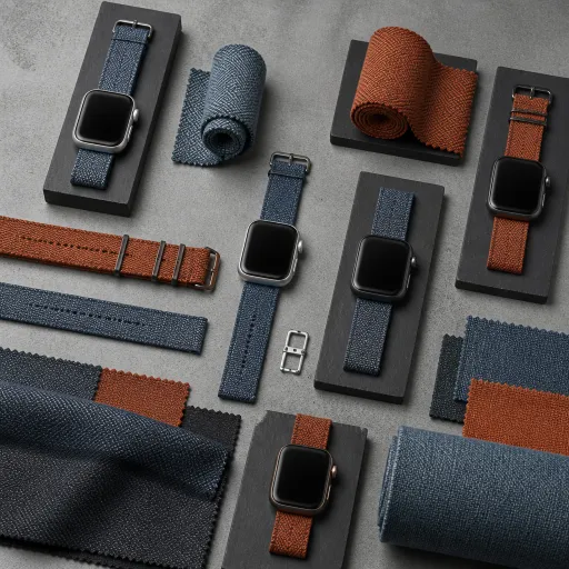 How refined fabric Apple Watch bands elevate luxury watch cases