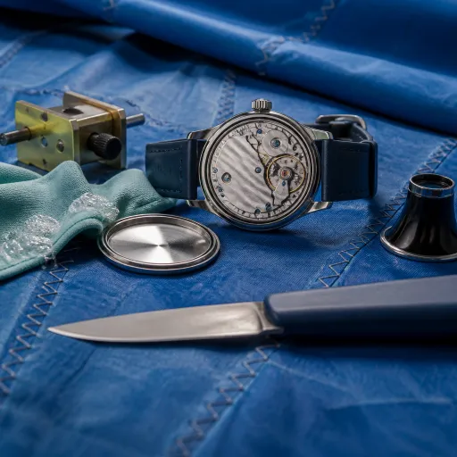 The refined art of using a case knife for watch maintenance