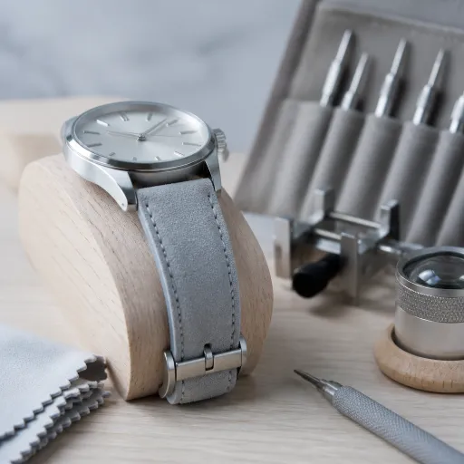 The quiet luxury of a suede watch strap on a fine case